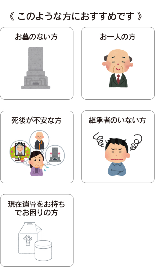 このような方におすすめです